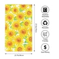 thumbnail image 2 of Fotbe Sunflowers2 Pattern Premium Towels , (27.5x16in) Lightweight and Highly Absorbent Quick Drying Microfiber Towel, Perfect for Daily Use, 2 of 6