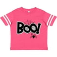 thumbnail image 3 of Inktastic Halloween Boo with Spider and Web in Black Boys or Girls Toddler T-Shirt, 3 of 5