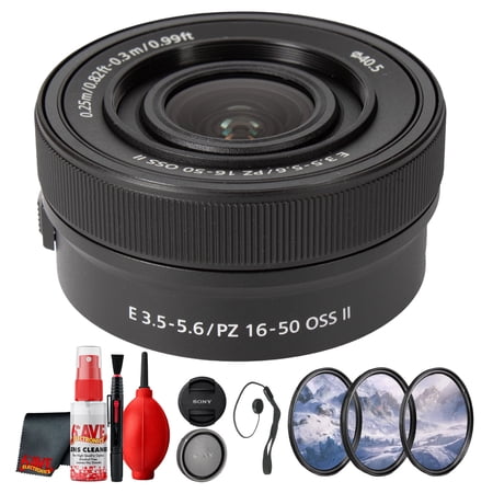 Sony E PZ 16-50mm f/3.5-5.6 OSS II Lens Bundle
