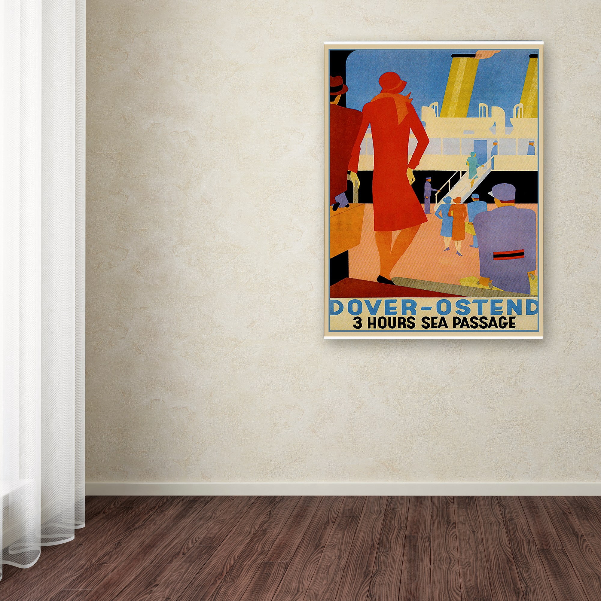 Trademark Fine Art 'Travel Ship 133' Canvas Art by Vintage Lavoie