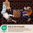 thumbnail image 4 of Design&I 6'x9' Ultra Soft Area Rug, Maroon Contemporary Mid Highlight Balanced Decorative Century None Fluffy Washable Non Shedding for Guest Room Bedroom Living Room, 4 of 7