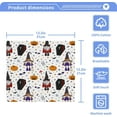 thumbnail image 5 of SKYSONIC Halloween Gnome Cotton Washcloths Set of 4, Highly Absorbent Soft Fingertip Towel for Bathroom, Gym, Hotel and Spa, 12 x 12 Inch, 5 of 7