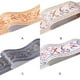 thumbnail image 3 of Wosthever Pegatina para la cintura borde autoadhesivo impermeable DIY pegatinas de pared papel tapiz decorativo suave azulejo de cocina sala de Decoración del hogar Marrón, 3 of 6