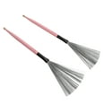 thumbnail image 1 of Drum Wire Brush, Compact Portable Drum Brush  For Drummer Pink, 1 of 8
