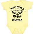 thumbnail image 3 of Inktastic Handpicked for Earth by My Nonna in Heaven with Angel Wings Boys or Girls Baby Bodysuit, 3 of 5