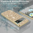 thumbnail image 6 of Dteck for Google Pixel 9 Pro / 9 Case, Shockproof Glitter Slim Case Shockproof Sparkle Bling Protective Cover for Women Girls,  Gold, 6 of 7