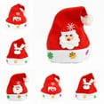 thumbnail image 5 of Red Christmas Hats for Kids - Pack of 1, Kids Santa Hats, Christmas Party Favors for Christmas Party Decorations | Santa Claus Hats for Boys and Girls for Christmas Decorations ﻿, 5 of 6