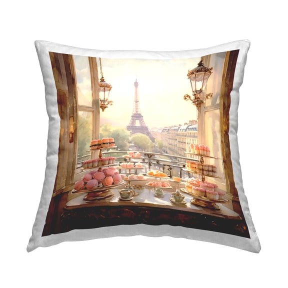 Stupell Industries Elegant French Desserts Decorative Printed Throw Pillow Design by RB