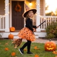 thumbnail image 6 of Women Halloween Costume Outfit With Tulle Skirt, Witch Hat And Coordinated Accessories For Costume Parties, Dance Events, Stage Performances, Photo Sessions, Parades And Dress Up Events, 6 of 8