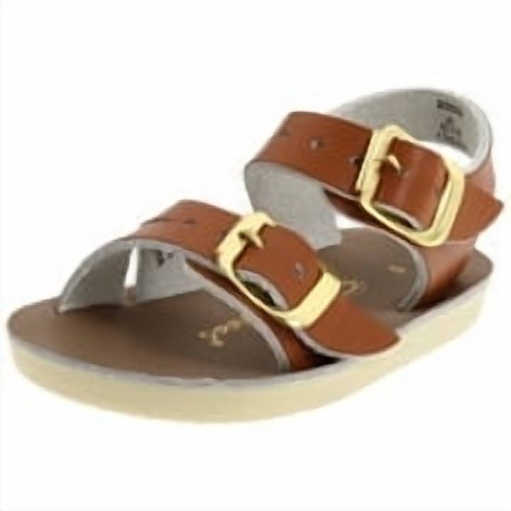 Salt Water Sandals by Hoy for Kids, Sea Wees - Tan, Size 2 Infant