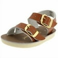 thumbnail image 3 of Salt Water Hand-Crafted Sandals, Adjustable Strap, Tan, Unisex Kids, Size 3 Infant, 3 of 3