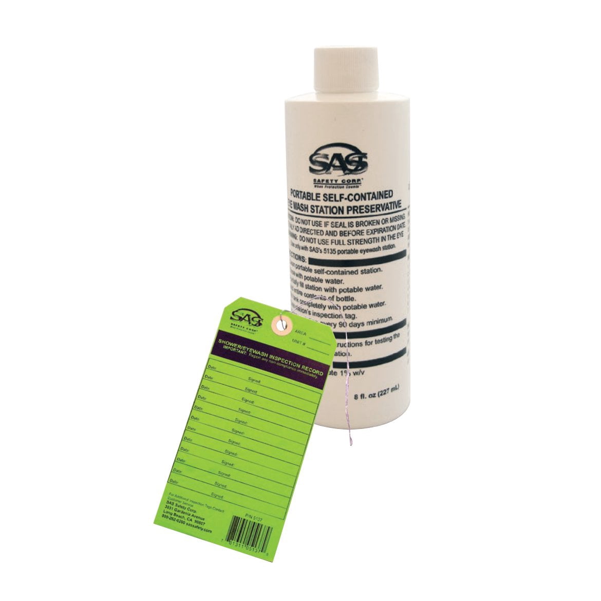 SAS Safety 5134-00 9-Gallon Portable Emergency Eyewash Station