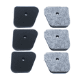 thumbnail image 5 of FC90 FS90R FS110R Air Filter for Stihl FS94 FS87 FS90 FS100 FS100R FS130R FC100 FC110 HL100 HL90 HT100 HT131 KM100 KM110 Trimmer Parts Replace 4180-120-1800 Air Filter, 6-Pack, 5 of 6