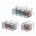 thumbnail image 2 of Ensemble Deux Pièces, Porte-Brosse à Dents Multifonctionnel, Gobelet Rond transparent, Support à Brosse à Dents, Ensemble de Lavage, 2 of 7