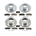 thumbnail image 3 of PowerStop Front and Rear Z23 Evolution Sport Carbon-Fiber Ceramic Brake Pad and Drilled & Slotted Rotor Kit Fits: FORD Select Models K6546, 3 of 10