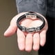 thumbnail image 3 of Mother And Son Forever Linked Together Braided Leather Bracelet, Men's Braided Leather Knot Wristband Cuff Bracelet, Son Inspirational Birthday Gift, 3 of 4