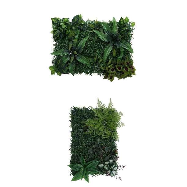 Plantas Artificiales Césped Pared Follaje Pilar Decoración De La Carretera Principal