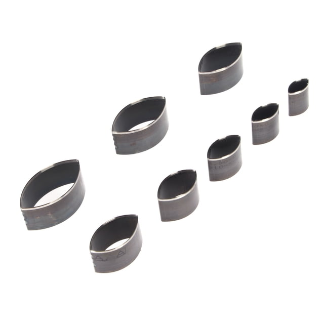 Molde De Perforación De Cuero, Troquel De Corte Hueco De Acero De Alto Carbono Para Manualidades, Bolsa, Cinturón, Fabricación De Carteras, 8 Uds.