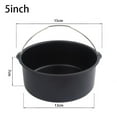 thumbnail image 3 of Non Stick Frying Pans 5 Inch Non Stick Airfryer Cake Barrel Baking Pan Tray Frying Basket Non Stick Baking Pan 5 Inch Cake Pan, 3 of 9