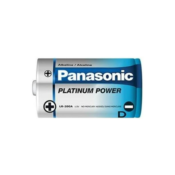 D Panasonic Pile Alcaline au Platine