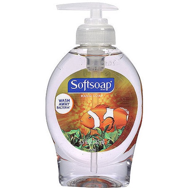 4 Pack Softsoap Liquid Hand Soap Aquarium Series 5.50 oz