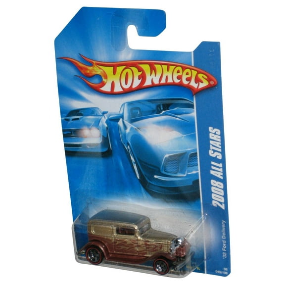 Hot Wheels 2008 All Stars Gold '32 Ford Delivery Toy Car 049/196 - (Small Dent)