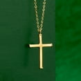thumbnail image 5 of Ross-Simons Italian Cross Necklace in 14kt Yellow Gold, Women's, Adult, 5 of 8
