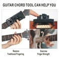 thumbnail image 4 of Guitar Chord Trainer for Beginners - Essential Learning Tool for Acoustic and Electric Guitars, Model GL612 in Black, Includes Fretboard Chart and Accessories, 4 of 7