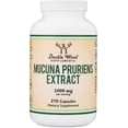 thumbnail image 1 of Double Wood Mucuna Pruriens Extract | 1,000 Mg Per Serving | 105 Servings | 210 Capsules, 1 of 3