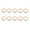 Or 8mm, variante sur Abbracc 10 Pièces Perles d'Espacement en Métal Cercle Anneaux Ronds avec 1mm Trou Bricolage Bijoux Fabrication 9mm