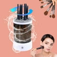 thumbnail image 1 of Máquina automática de limpieza de brochas de maquillaje - Lavadora de brochas giratorias alimentada por USB con limpieza vórtice para todos los tamaños de pincel, incluye tapa para almacenamiento y, 1 of 5
