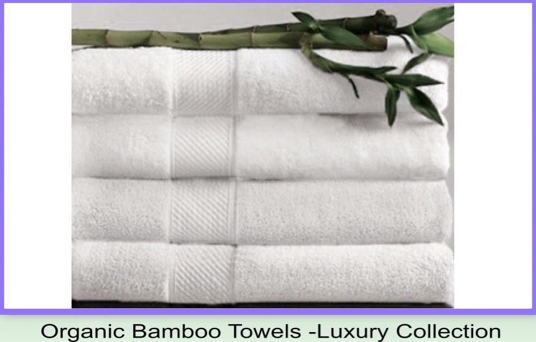 Luxury Collection Towels--Organic Bamboo Bath Towels Set of 8