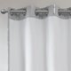 thumbnail image 4 of Raina Total Blackout Metallic Print Grommet Top Window Curtain Panel Thermal Insulated Light Blocking Drape for Bedroom Living Room and Dorm, 50x84, Grey/Silver, 4 of 7