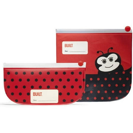 - Built NY Big Apple Buddies Lafayette Ladybug Sandwich and Snack Bag Pack