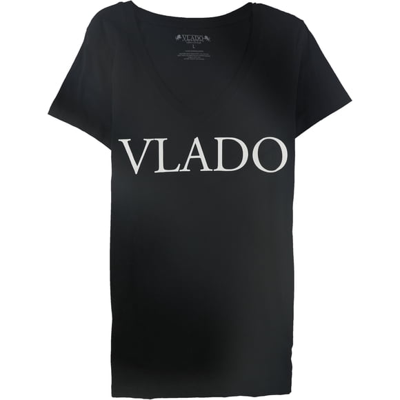Vlado Womens Logo Graphic T-Shirt black M