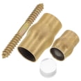 thumbnail image 1 of MLINS Metal Ferrules for Walking Sticks Lathe Tool Handle Elder Golden 2pcs, 1 of 8
