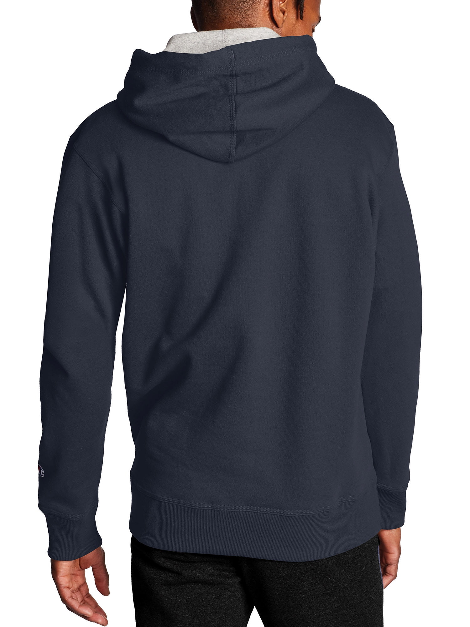 Champion Men's Powerblend Fleece Graphic Script Logo Pullover Hoodie, up to Size 2XL