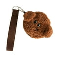 thumbnail image 1 of UPOUART Brown Plush Pet Poop Bag Carrier for Outdoor Walking with Breathable Wear Resistant Material, 1 of 8