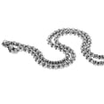 thumbnail image 3 of Colgante De De Pescado Charm Collar de material acero Inoxidable Cadena Mujeres Hombres Joyería De Moda plata Yinane collar de los hombres, 3 of 8