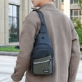 thumbnail image 5 of Crossbody Bag Sling Backpack Lightweight Water-Resistant,Headphone Hole Adjustable Strap,for Men Women,for Daily Use Travel Outdoor, 5 of 5