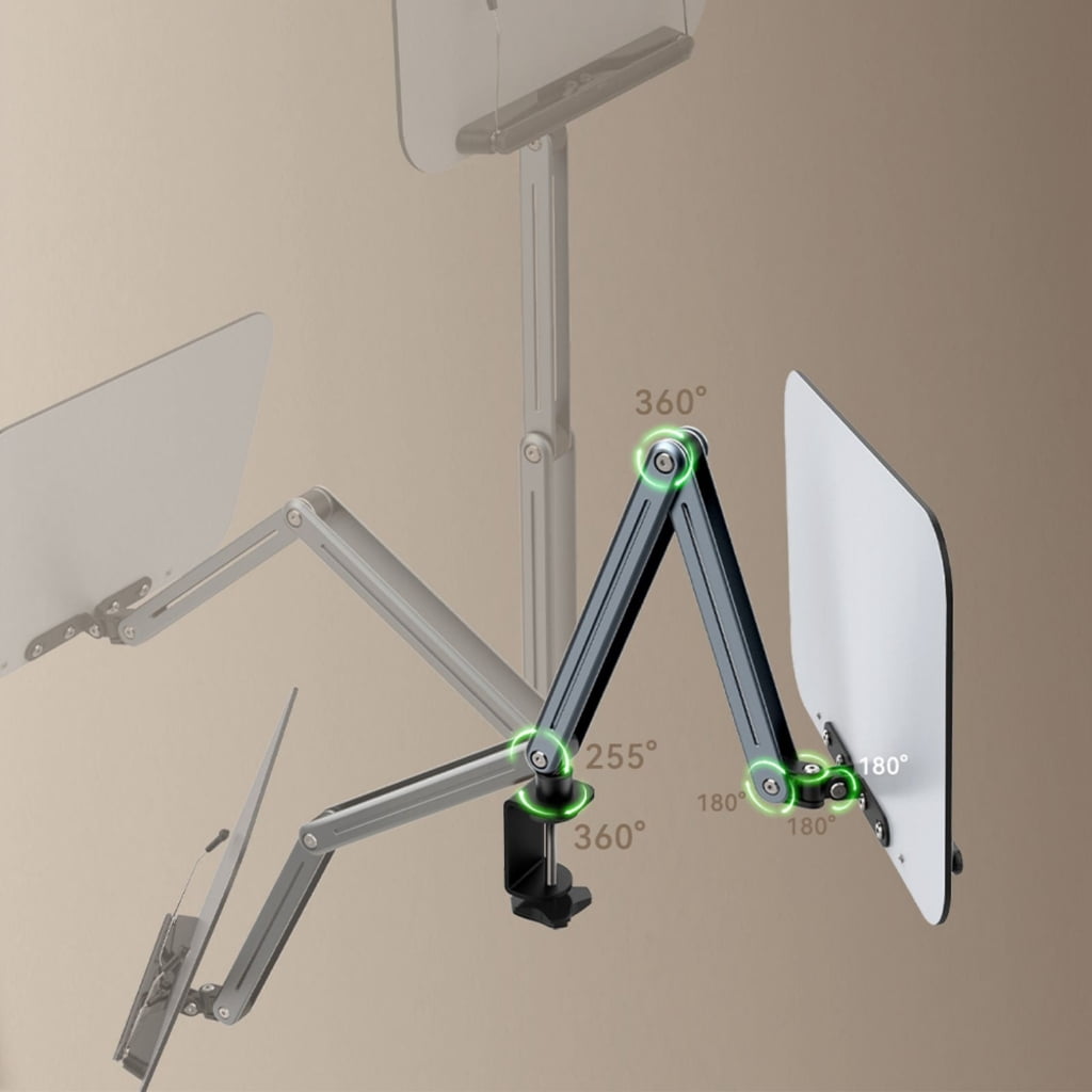 AOOOWER Laptop Stand Tablet Arm Mount Adjustable Laptop Support Tablet Desk Mount