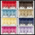 thumbnail image 4 of 1PC WAVE WATERFALL VALANCE SWAG WINDOW CURTAIN W/TASSEL TRIM CASCADING FAUX SILK, 4 of 4