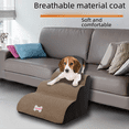 thumbnail image 3 of Pet Dog Stairs Pet Climbing Ladder Sponge Steps Small Dog Teddy Upper Sofa Bed Climbing Ladder Slope, 3 of 7