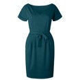 thumbnail image 4 of Summer Dresses for Women 2025, Casual Dresses for Women,Women's Summer Casual Dress Short Sleeve Party Evening Pocket Ladies Flowy Comfortable Stylish Versatile Lightweight Fashion, 4 of 6