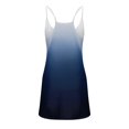 thumbnail image 4 of Navy Women Gradient Loose Fit Dresses Vneck Dresses for Women Sleeveless Slip Mini Petite Beach Casual Hawaiian Tropical Fall Summer Dresses 2025 Soft Comfy Clothing XXL, 4 of 4