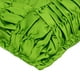 thumbnail image 2 of Funda de almohada verde trébol, 45 x 45 cm (18 x 18 pulgadas), cuadrada de satén, con diseño de patchwork fruncido, moderna, con efecto patchwork - Verde trébol de ensueño, 2 of 3