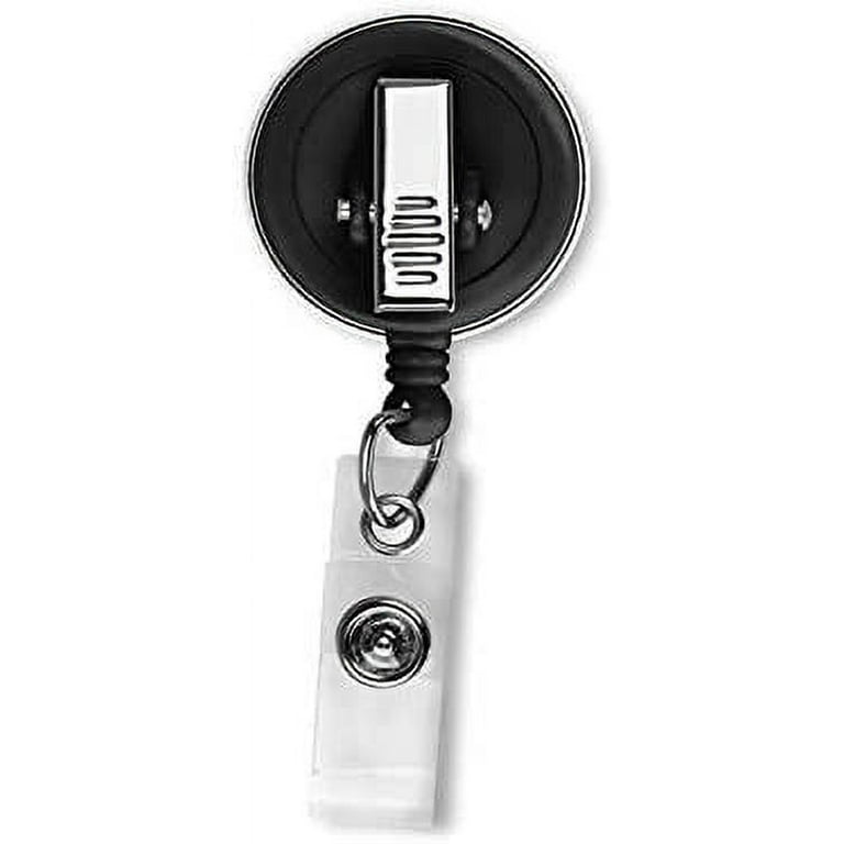 Steelers Football Badge Reel， Retractable Name Card Badge Holder with  Alligator Clip, 24in Nylon Cord, Medical MD RN Nurse Badge ID, Badge  Holder, ID