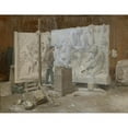 thumbnail image 3 of Alphonse Gaudefroy 24x19 Black Modern Framed Museum Art Print Titled - The Practitioner (1888), 3 of 5