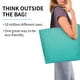 thumbnail image 2 of Balery Turquoise Glitter Bolsa Tote Estilo Estético con Cremalleras, Bolsa de Hombro, Bolsa de Compras Grande y Plegable, 2 of 8