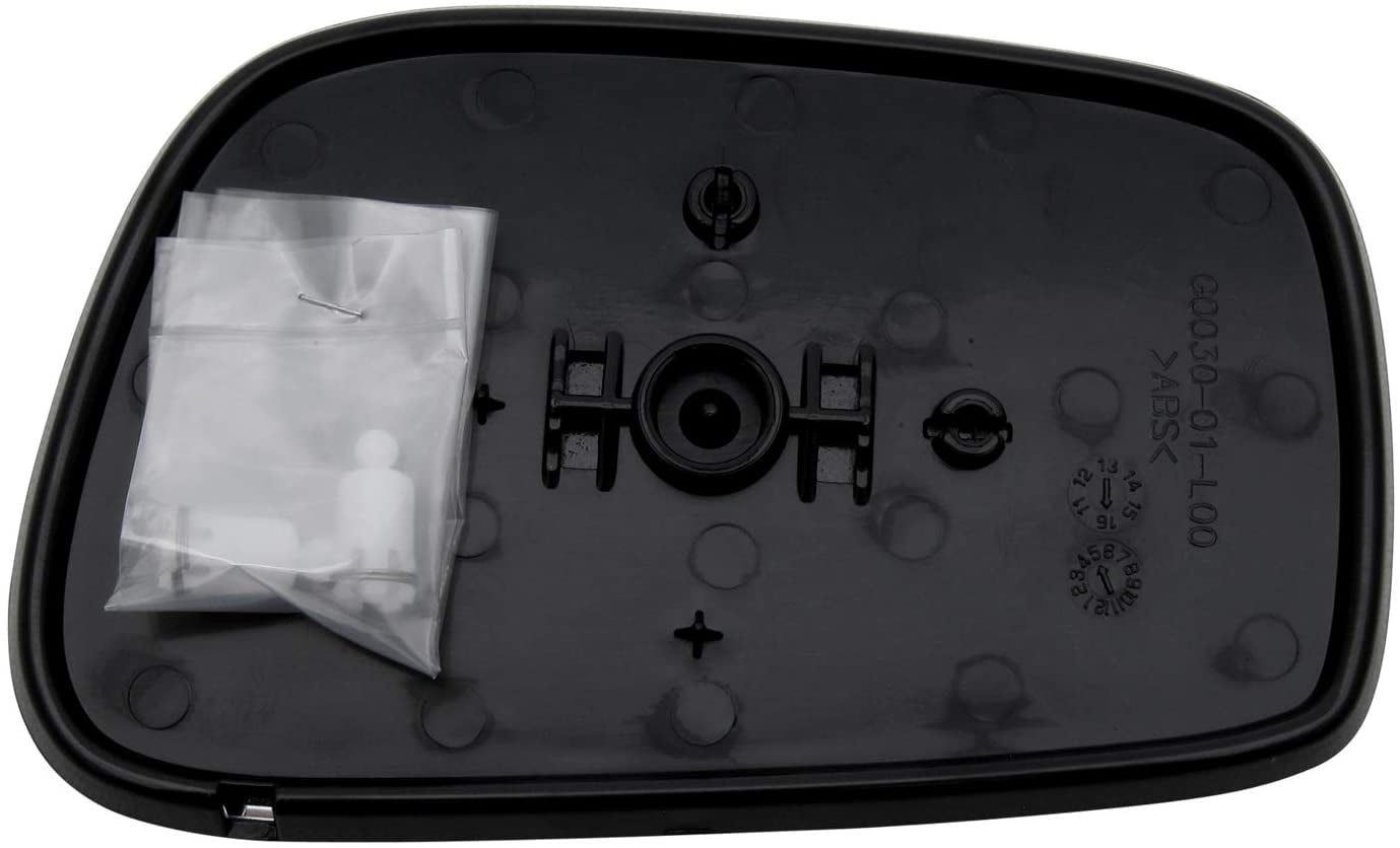 Rugged TUFF Driver Side Mirror Glass Replacement for 03-08 Toyota Corolla Matrix, 03-08 Toyota Pontiac Vibe (Non-Heat)